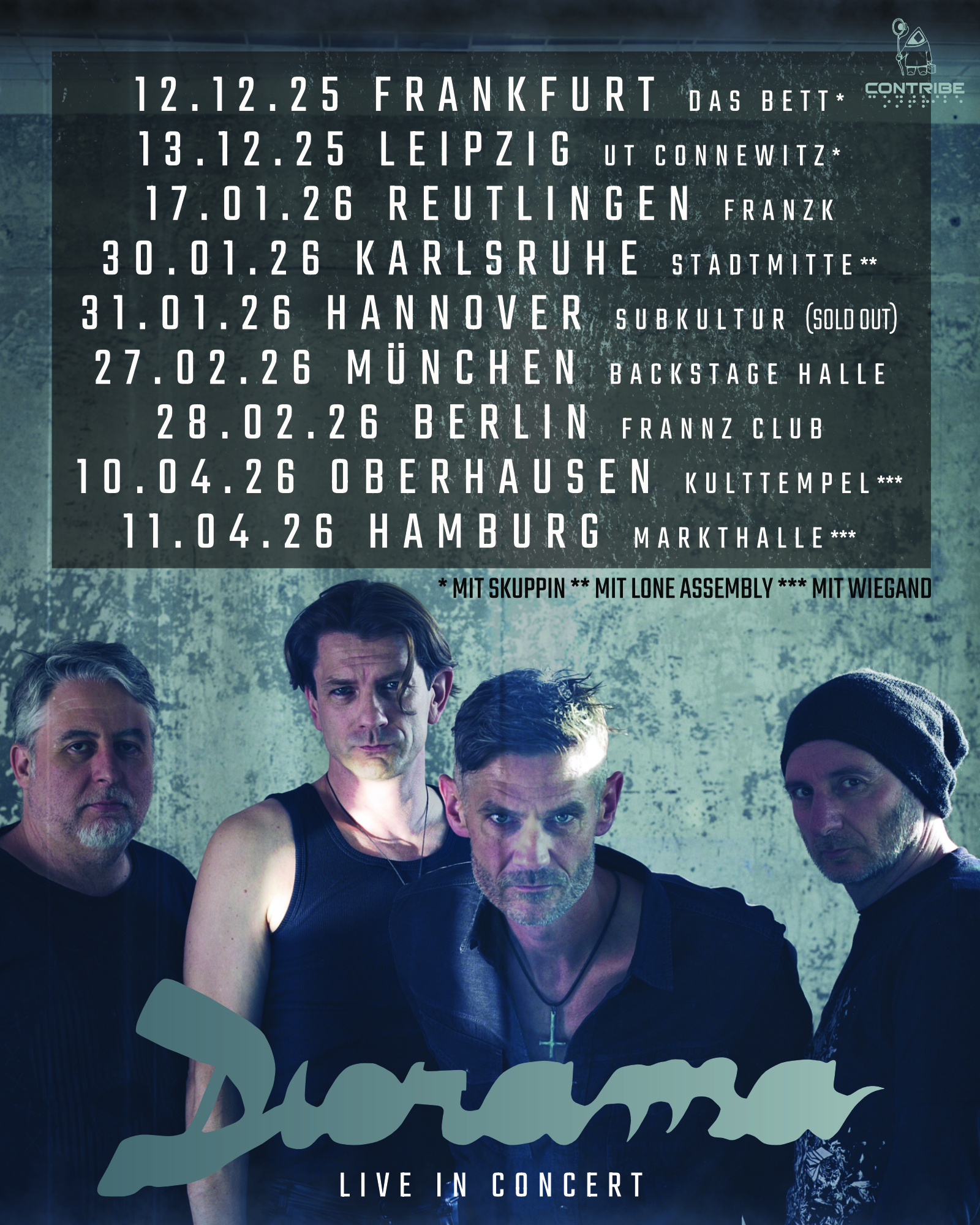 diorama upcoming concerts